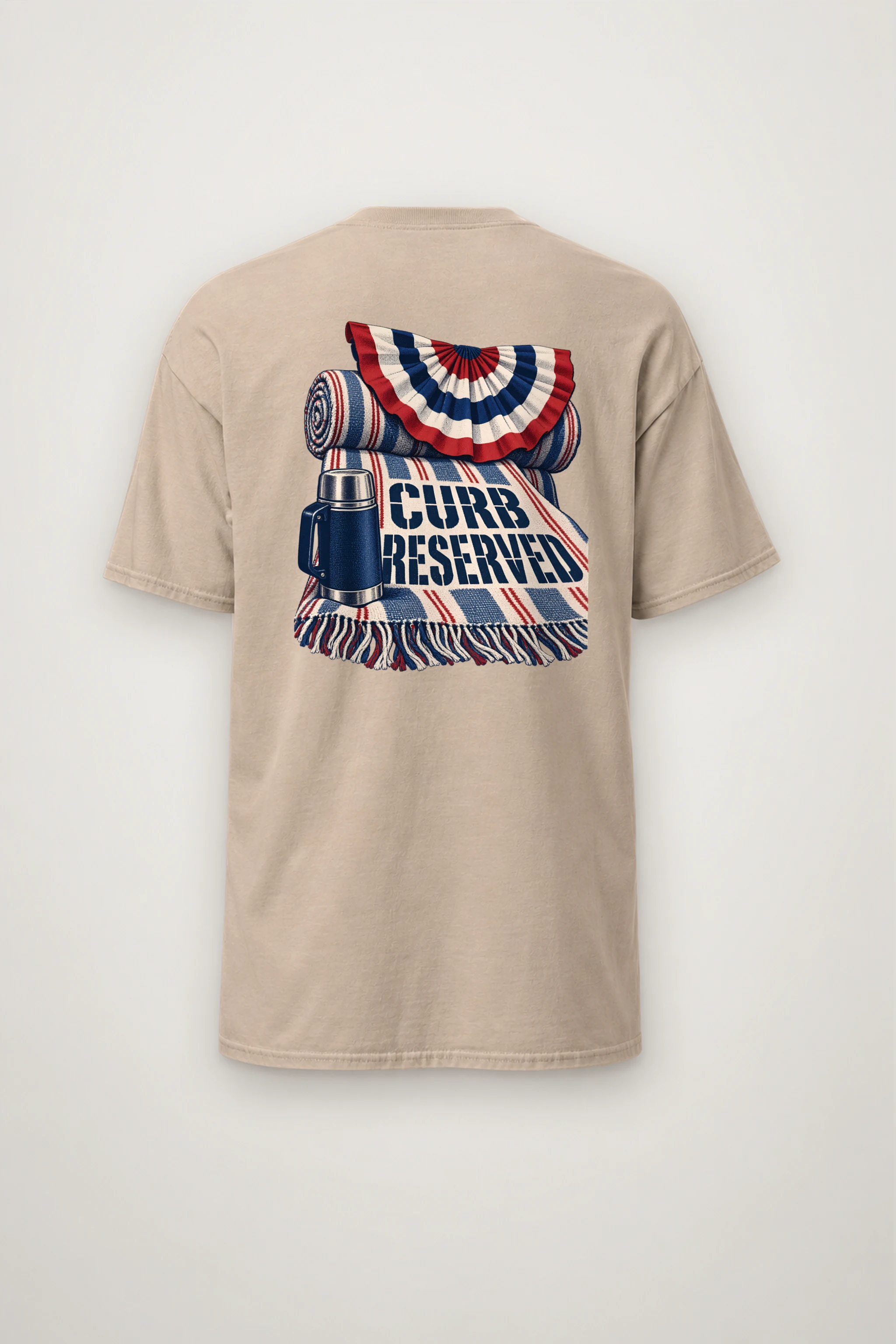 "Curb Reserved" Heavyweight Unisex Crewneck T-shirt