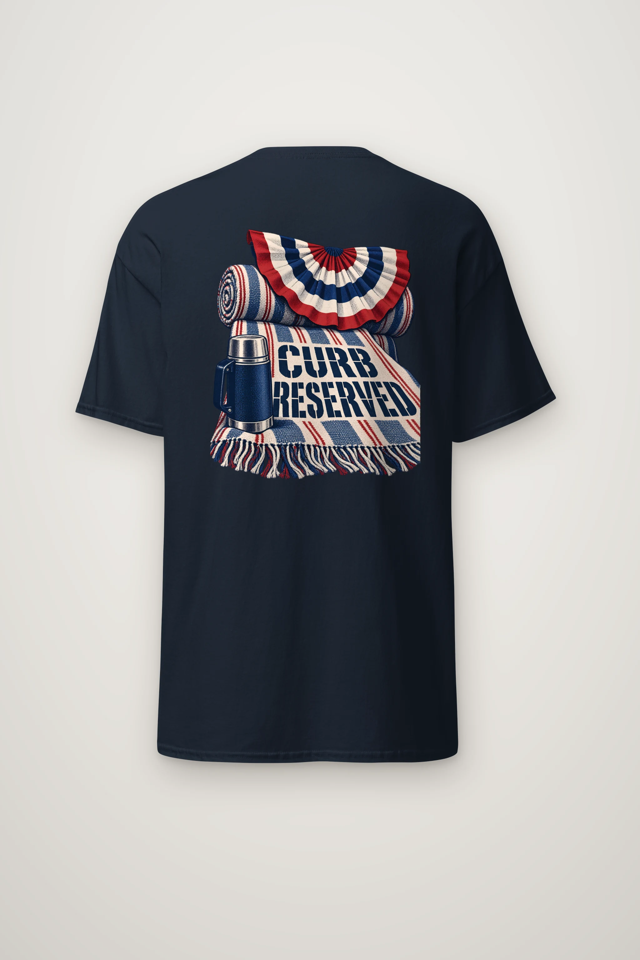 "Curb Reserved" Heavyweight Unisex Crewneck T-shirt
