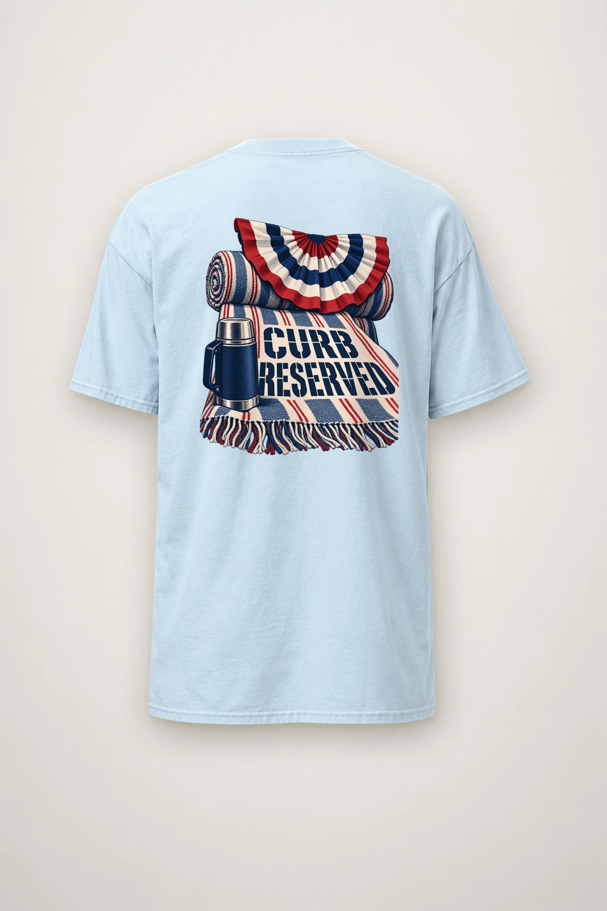 "Curb Reserved" Heavyweight Unisex Crewneck T-shirt