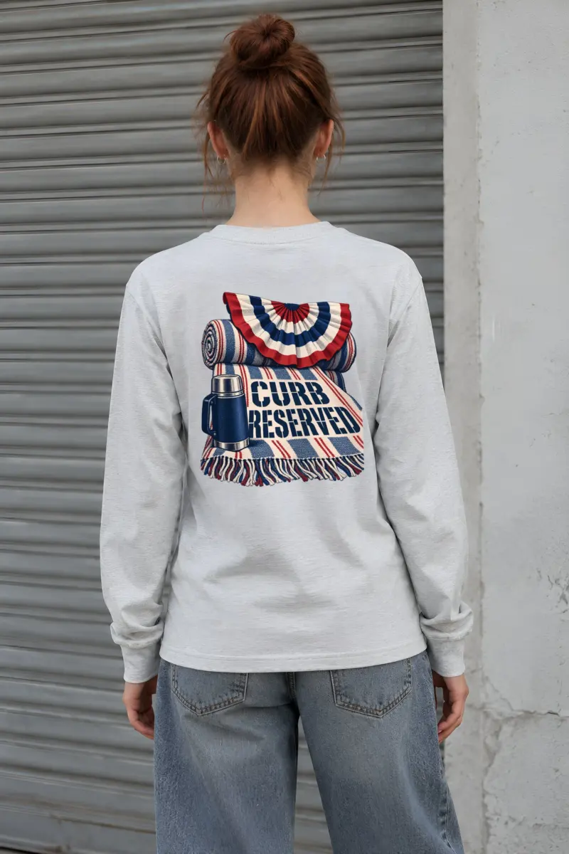 “Curb Reserved” Unisex Longsleeve T-shirt