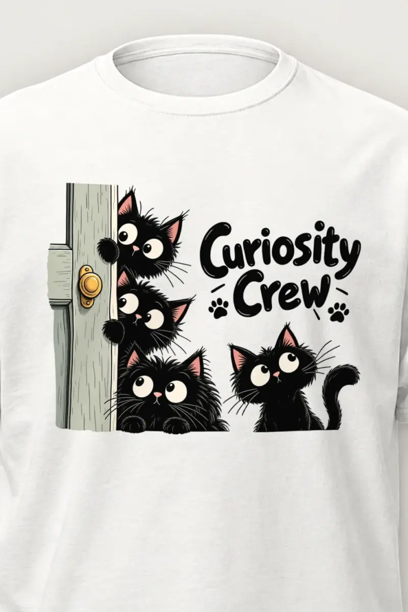 "Curiosity Crew" Heavyweight Unisex Crewneck T-shirt