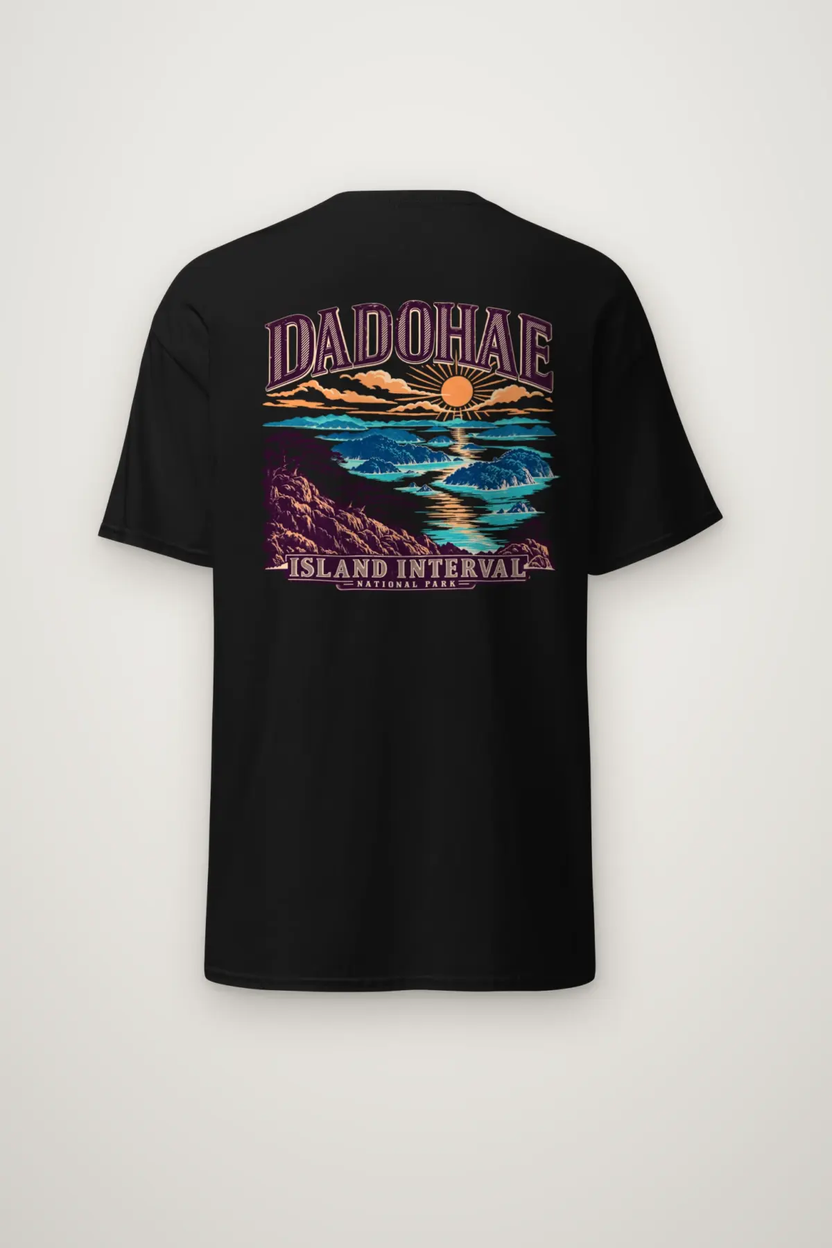 "Dadohae Island Interval" Heavyweight Unisex Crewneck T-shirt
