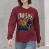 "Dahlias Ride Local Regional Service" Unisex Longsleeve T-shirt