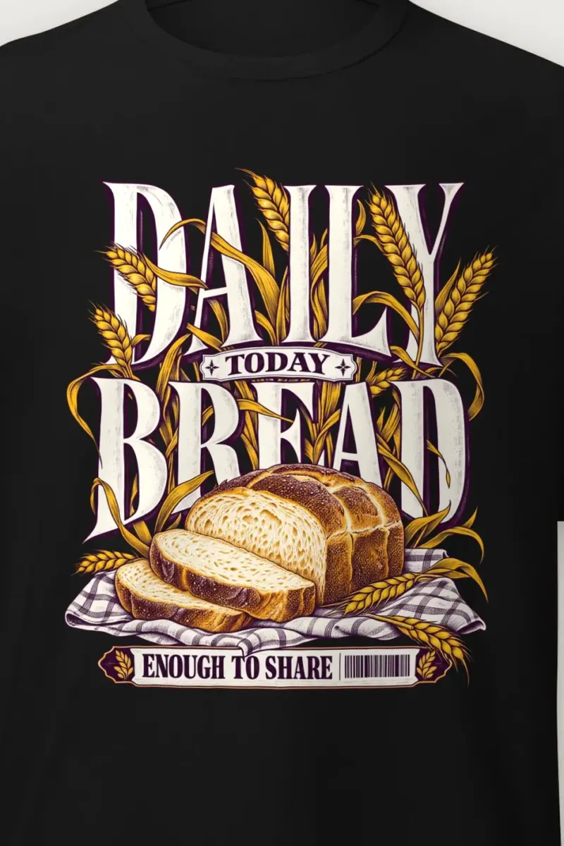 "Daily Bread" Heavyweight Unisex Crewneck T-shirt