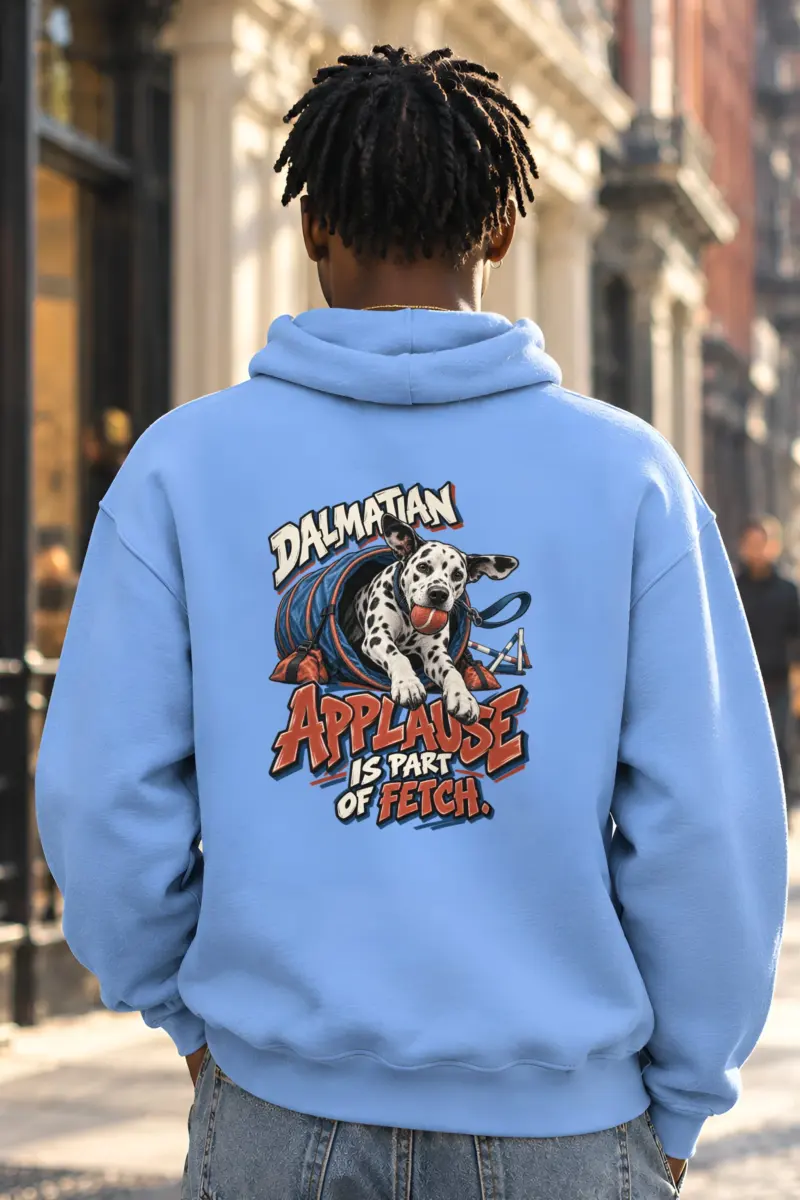 "Dalmatian Applause" Heavy Blend Unisex Pullover Hoodie