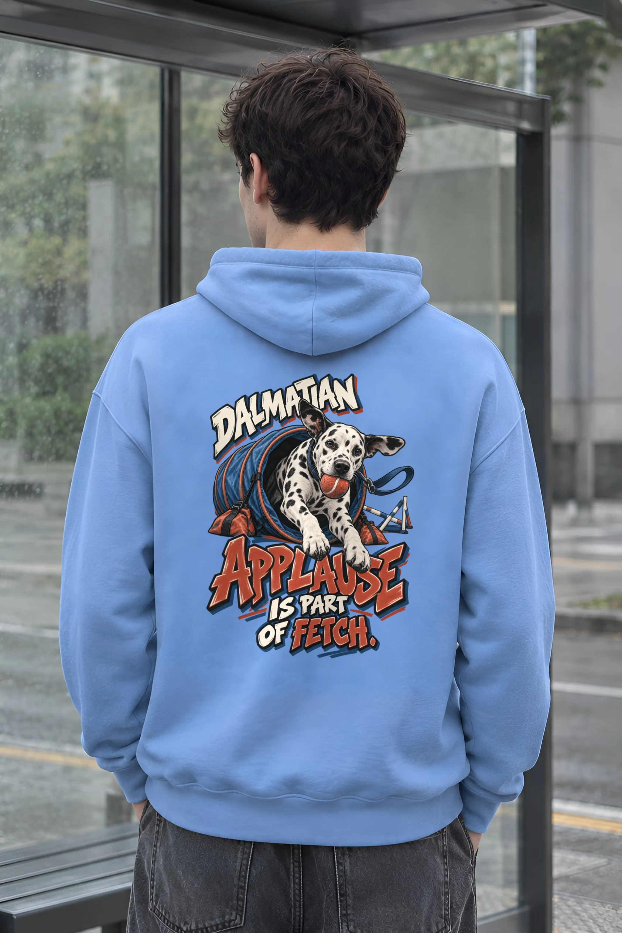 "Dalmatian Applause" Heavy Blend Unisex Pullover Hoodie