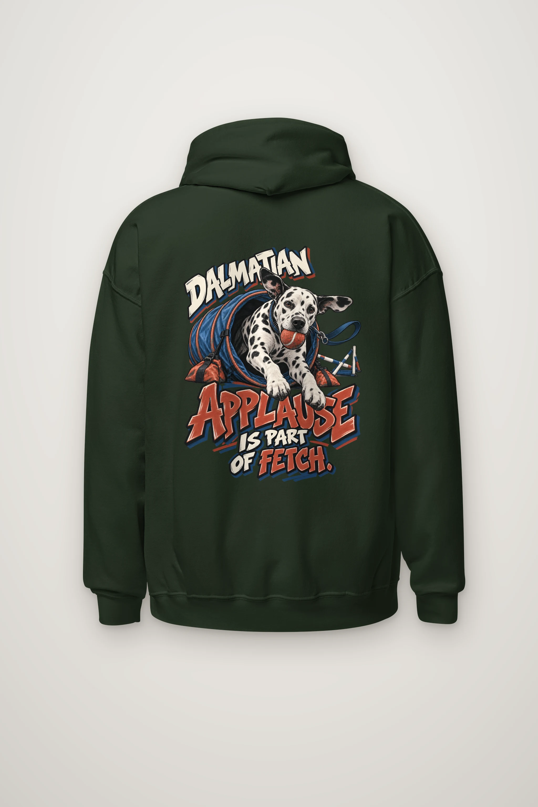 "Dalmatian Applause" Heavy Blend Unisex Pullover Hoodie