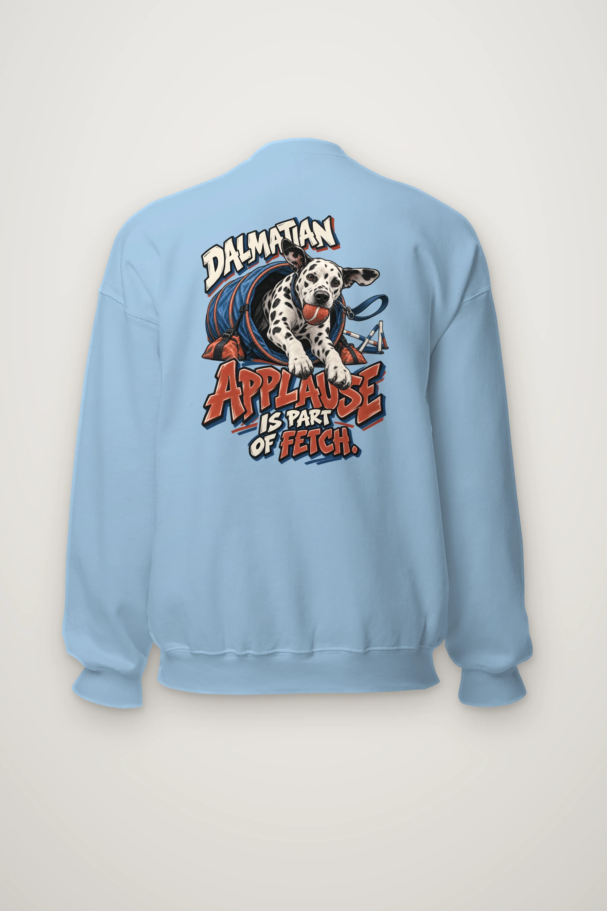 "Dalmatian Applause Is Part of Fetch" Heavy Blend Unisex Crewneck Sweatshirt