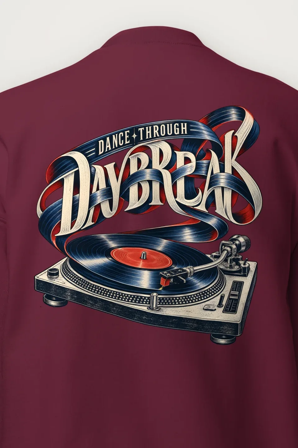 "Dance Through Daybreak" Heavy Blend Unisex Crewneck Sweatshirt - the graphic up close