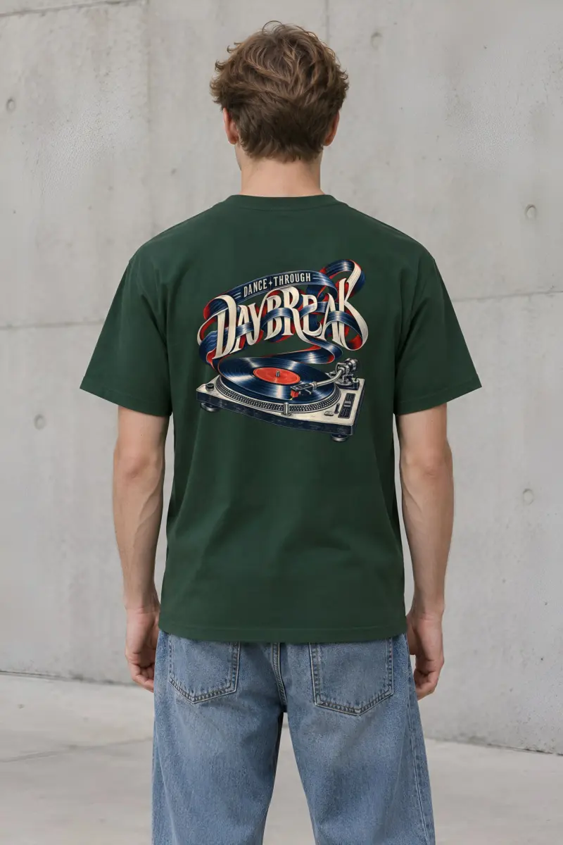 “Dance Through Daybreak” Heavyweight Unisex Crewneck T-shirt