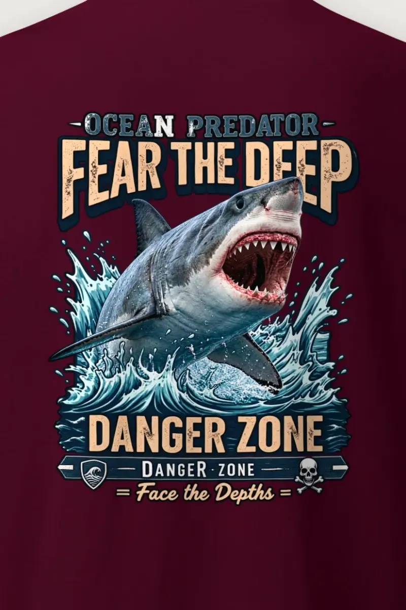 "Danger Zone" Heavyweight Unisex Crewneck T-shirt