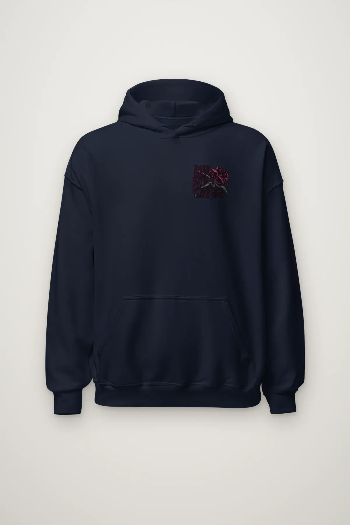 "Dark Petals Clear Rain" Heavy Blend Unisex Pullover Hoodie