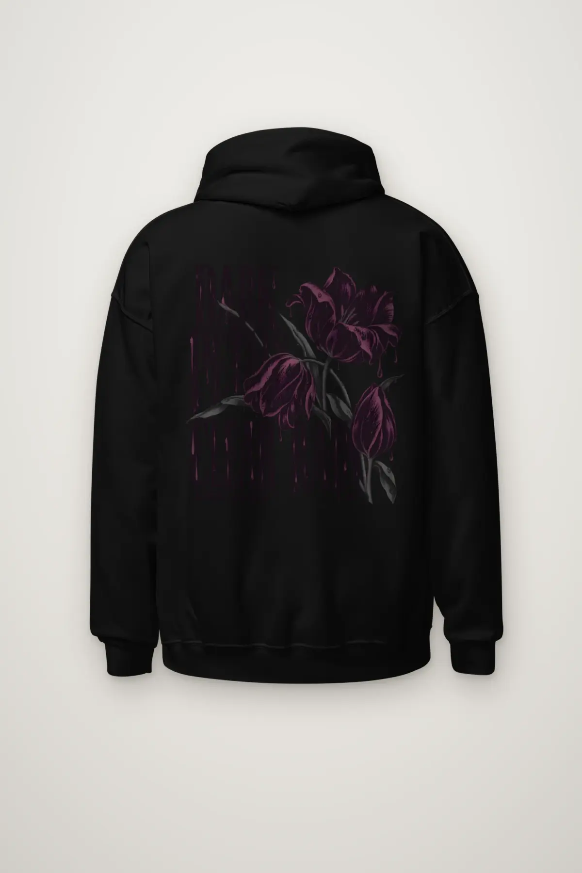 "Dark Petals Clear Rain" Heavy Blend Unisex Pullover Hoodie