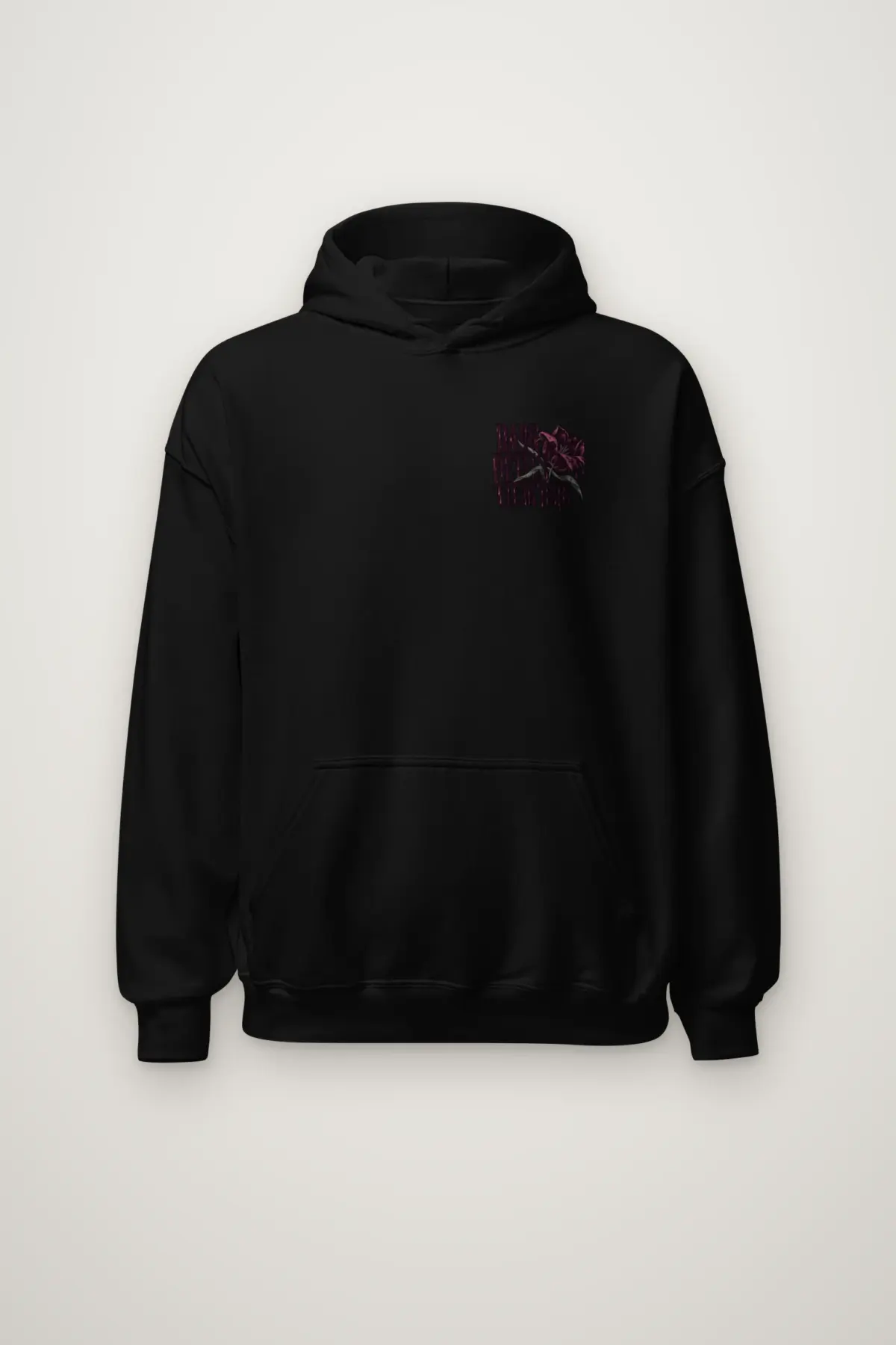 "Dark Petals Clear Rain" Heavy Blend Unisex Pullover Hoodie