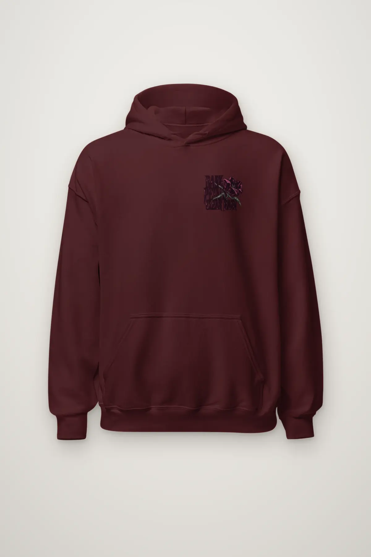 "Dark Petals Clear Rain" Heavy Blend Unisex Pullover Hoodie