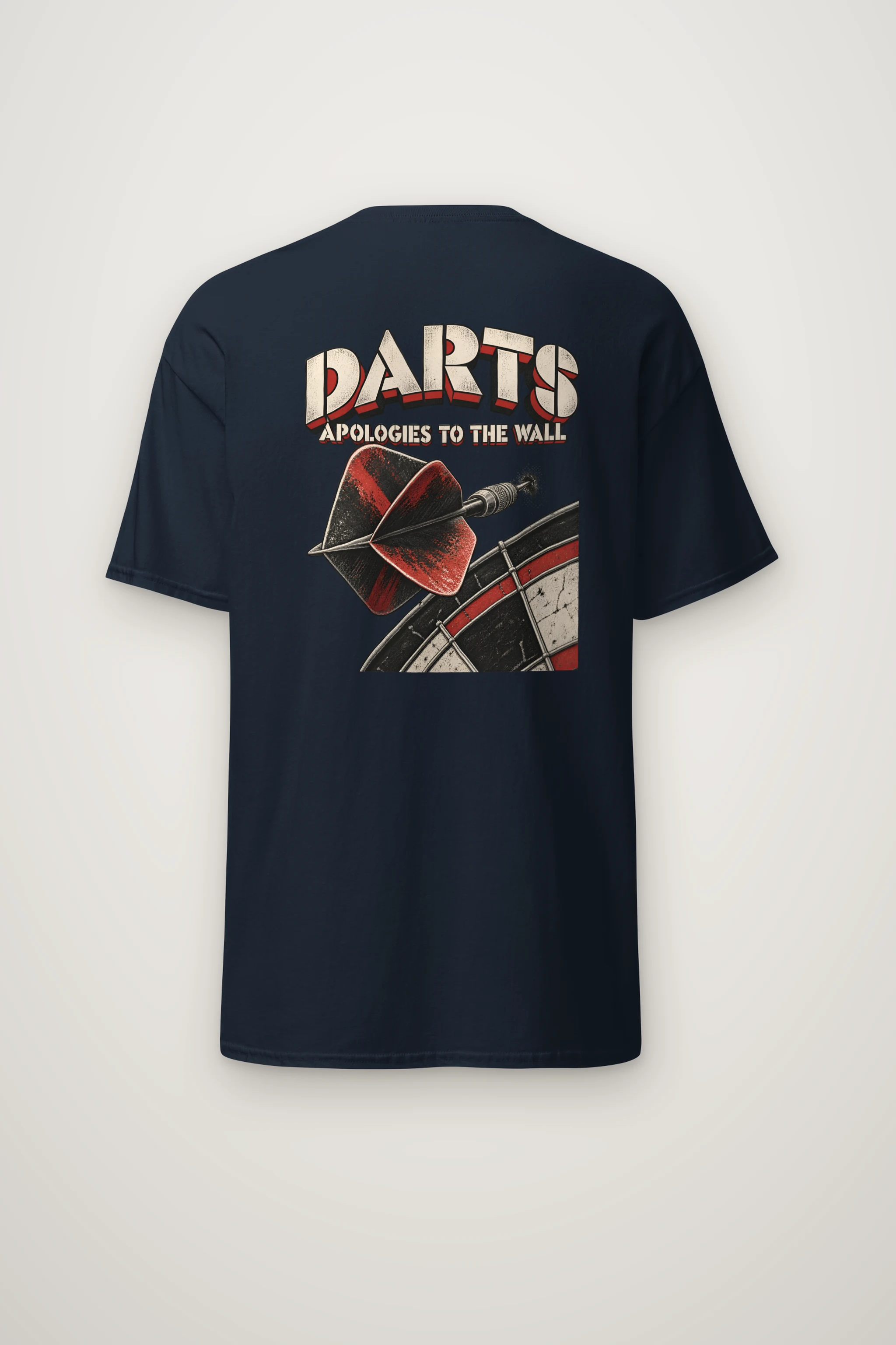 "Darts Apologies To The Wall" Heavyweight Unisex Crewneck T-shirt