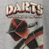 "Darts Apologies To The Wall" Heavyweight Unisex Crewneck T-shirt