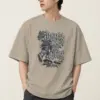 "Date's At Eight" Men's Oversized Heavyweight Crewneck T-Shirt
