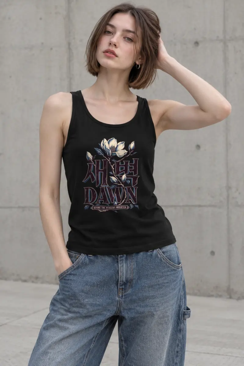 "Dawn Magnolia" Unisex Jersey Tank