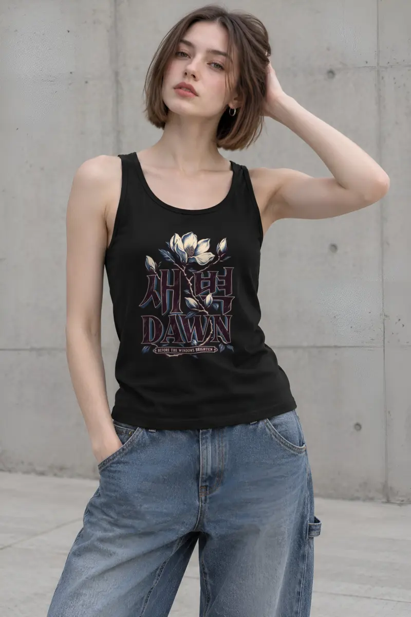 "Dawn Magnolia" Unisex Jersey Tank