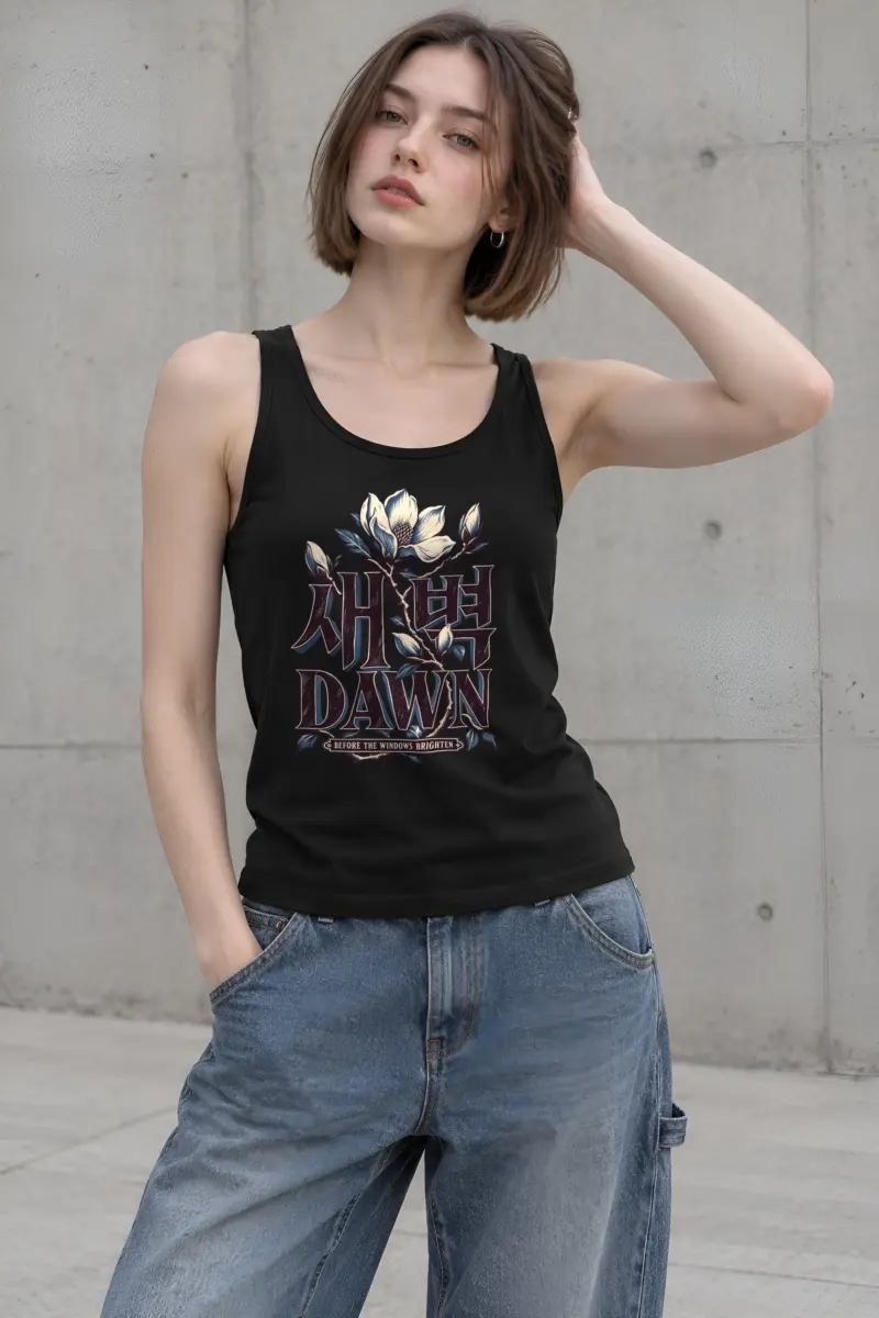 "Dawn Magnolia" Unisex Jersey Tank