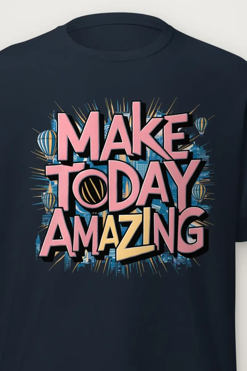 "Daybreak Skyline" Heavyweight Unisex Crewneck T-shirt