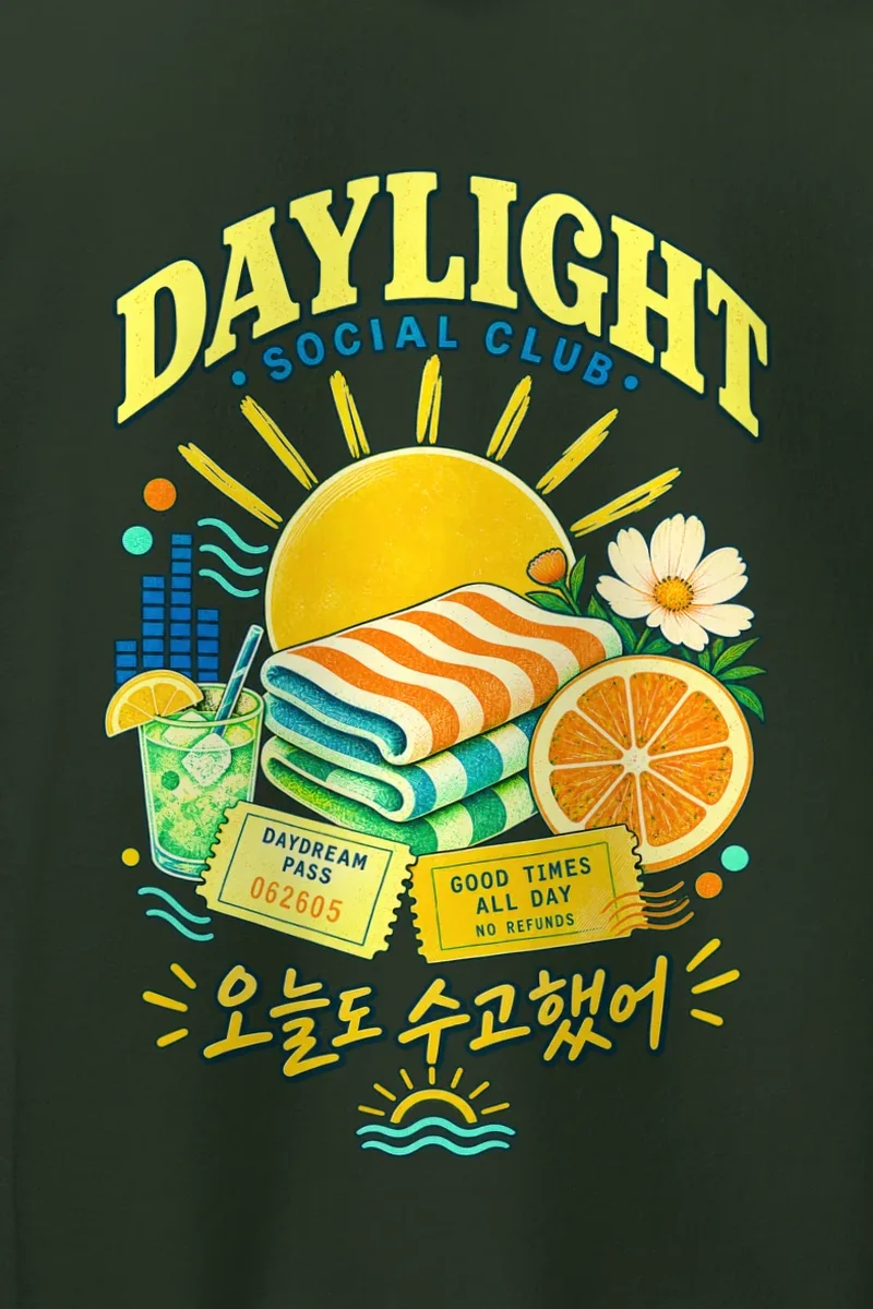 "Daylight Social Club" Heavy Blend Unisex Pullover Hoodie