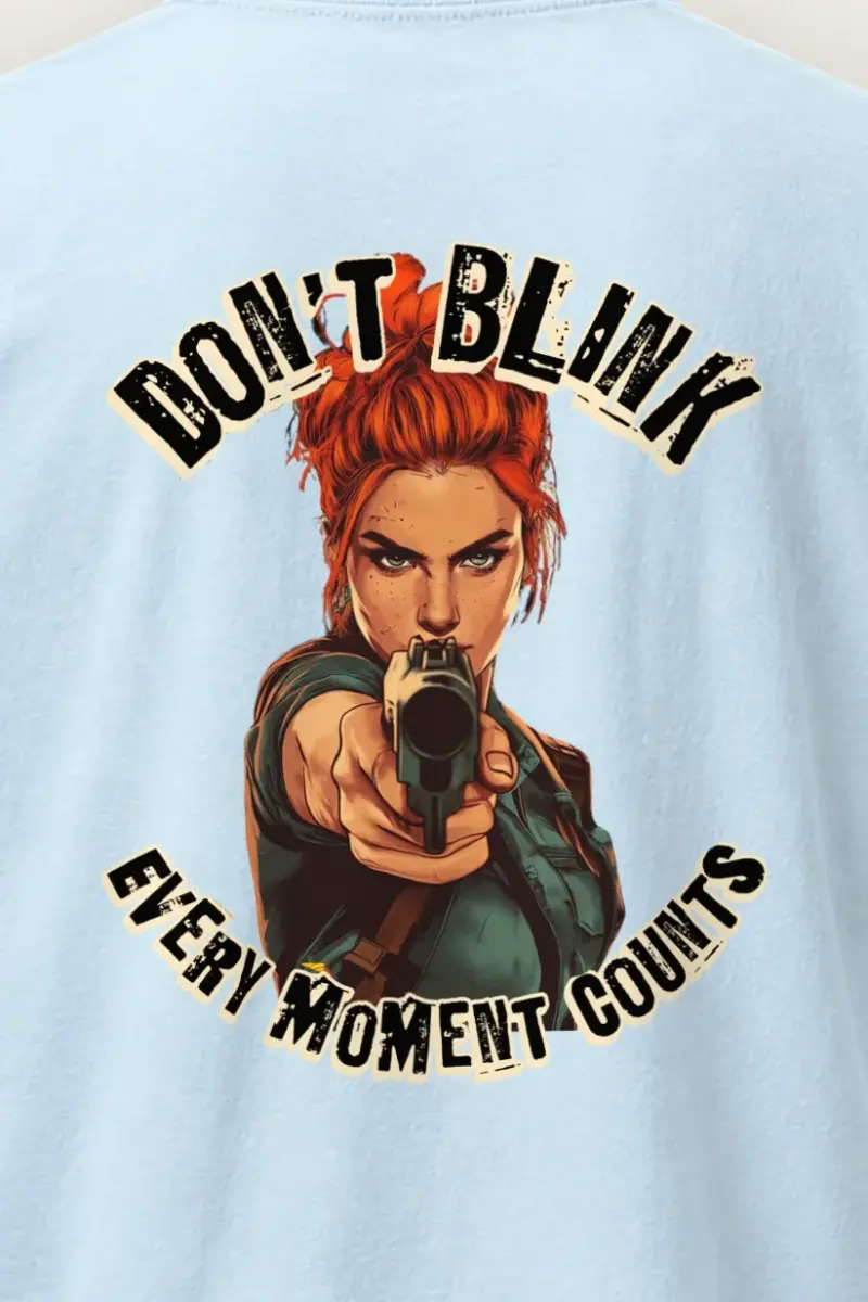 "Deadlock Stare" Heavyweight Unisex Crewneck T-shirt