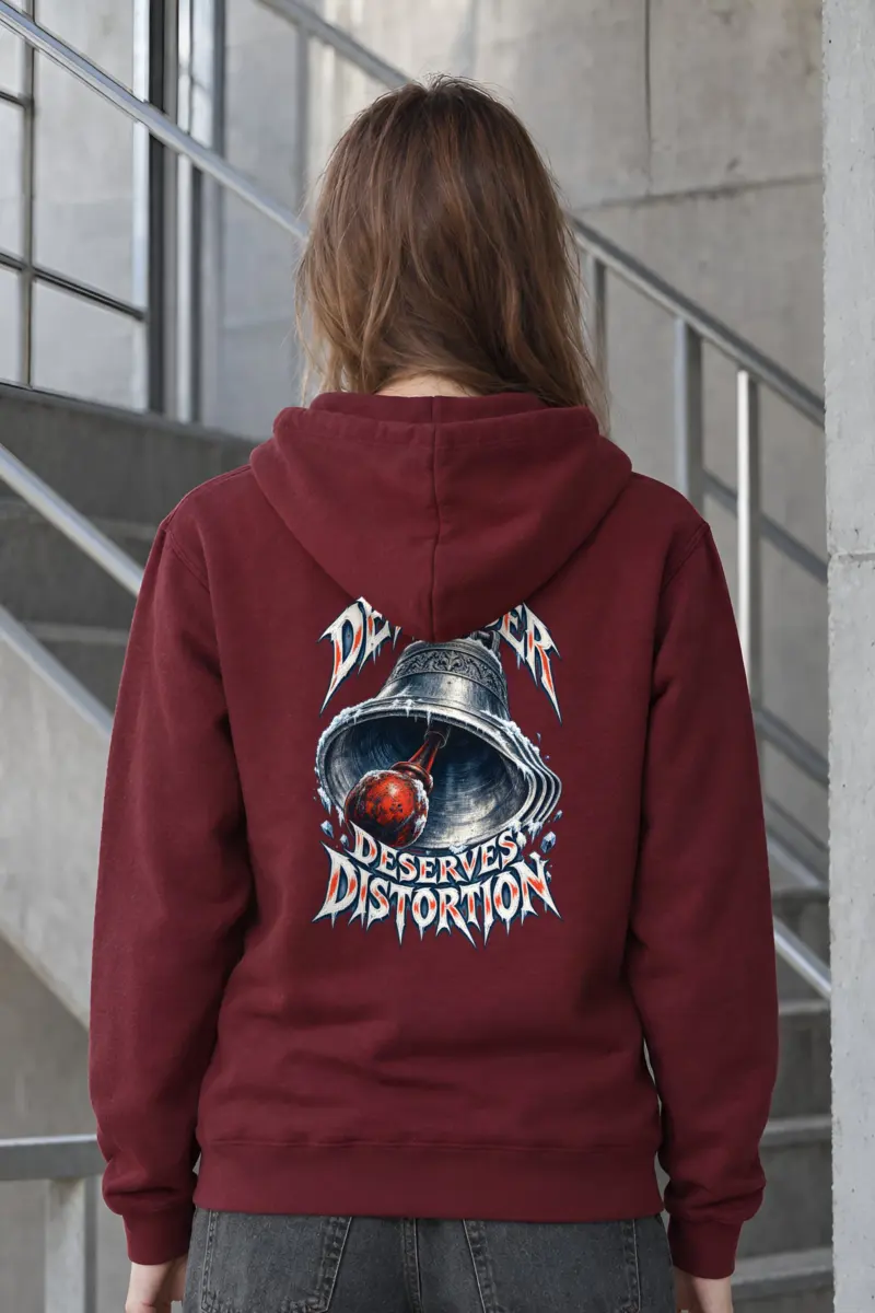 "December Deserves Distortion" Heavy Blend Unisex Pullover Hoodie