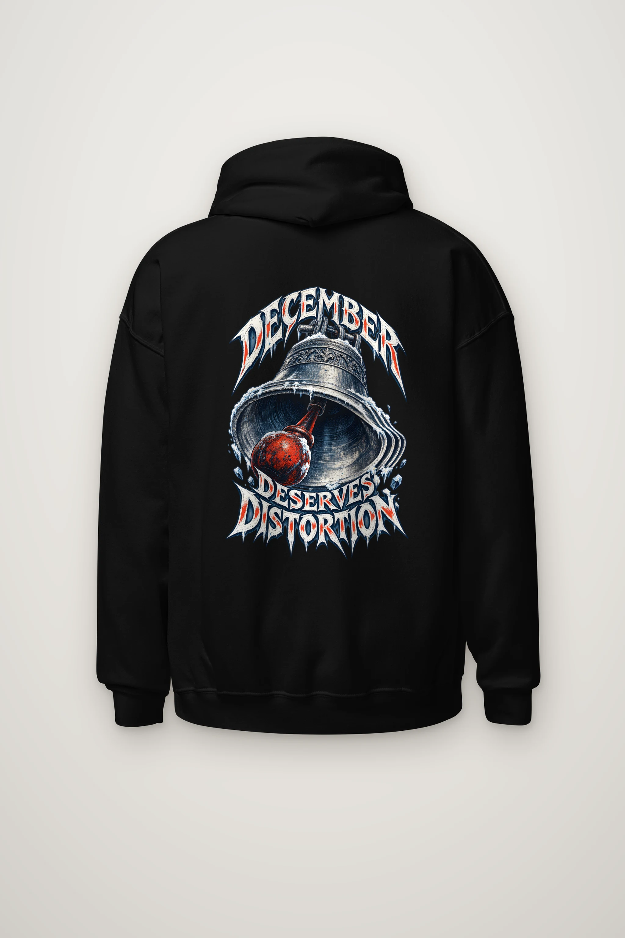 "December Deserves Distortion" Heavy Blend Unisex Pullover Hoodie
