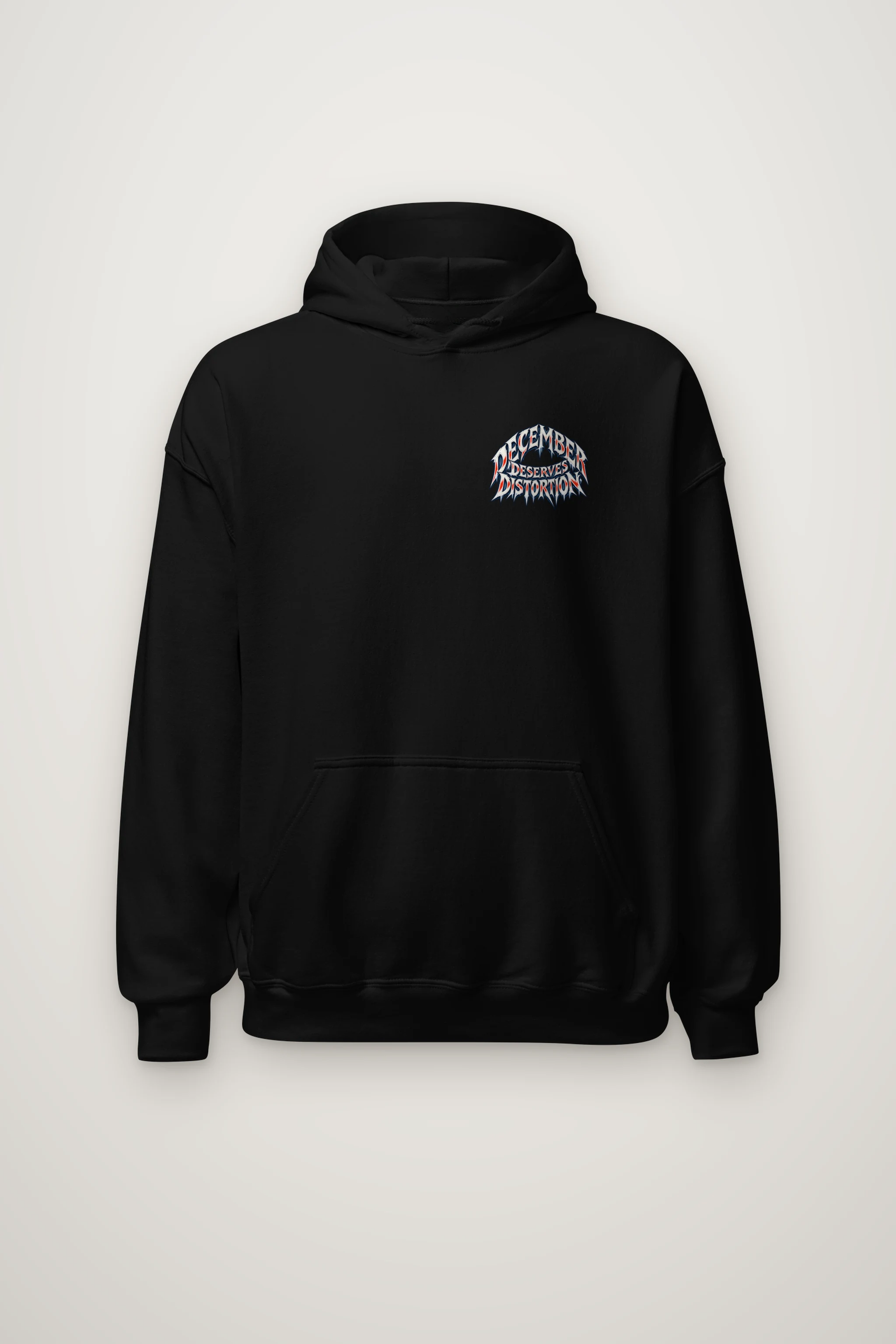 "December Deserves Distortion" Heavy Blend Unisex Pullover Hoodie