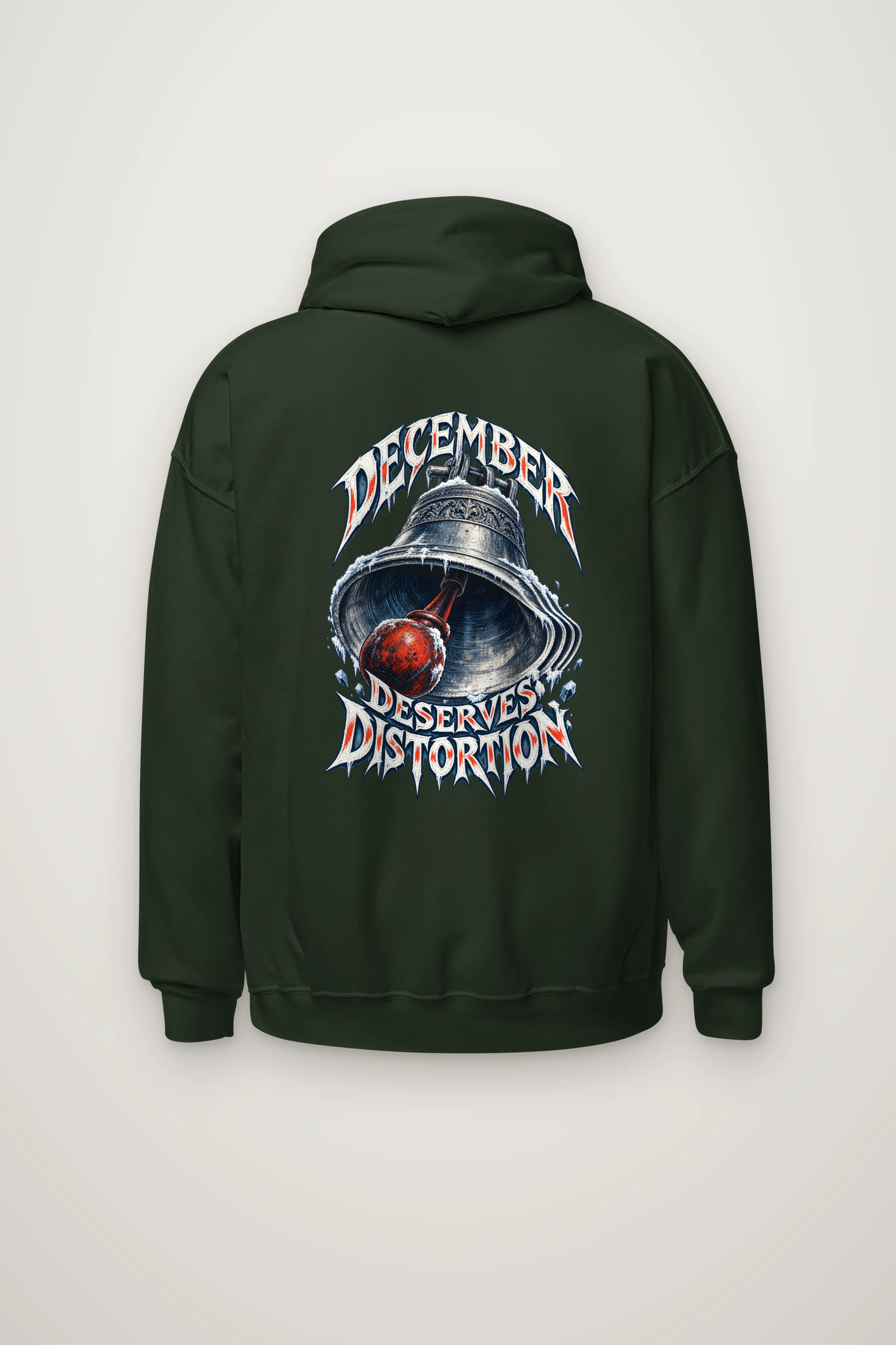 "December Deserves Distortion" Heavy Blend Unisex Pullover Hoodie