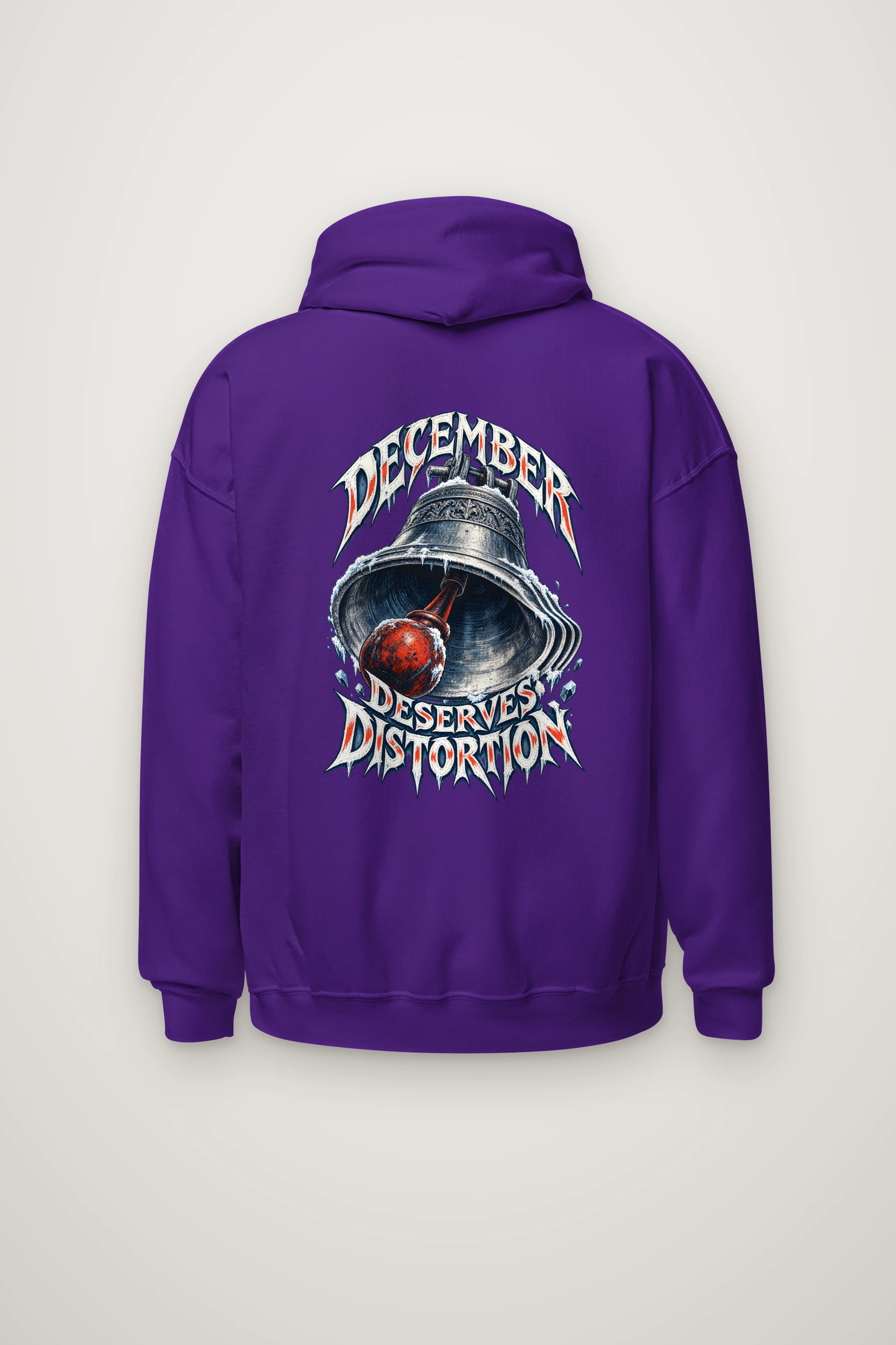 "December Deserves Distortion" Heavy Blend Unisex Pullover Hoodie