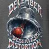 "December Deserves Distortion" Heavyweight Unisex Crewneck T-shirt