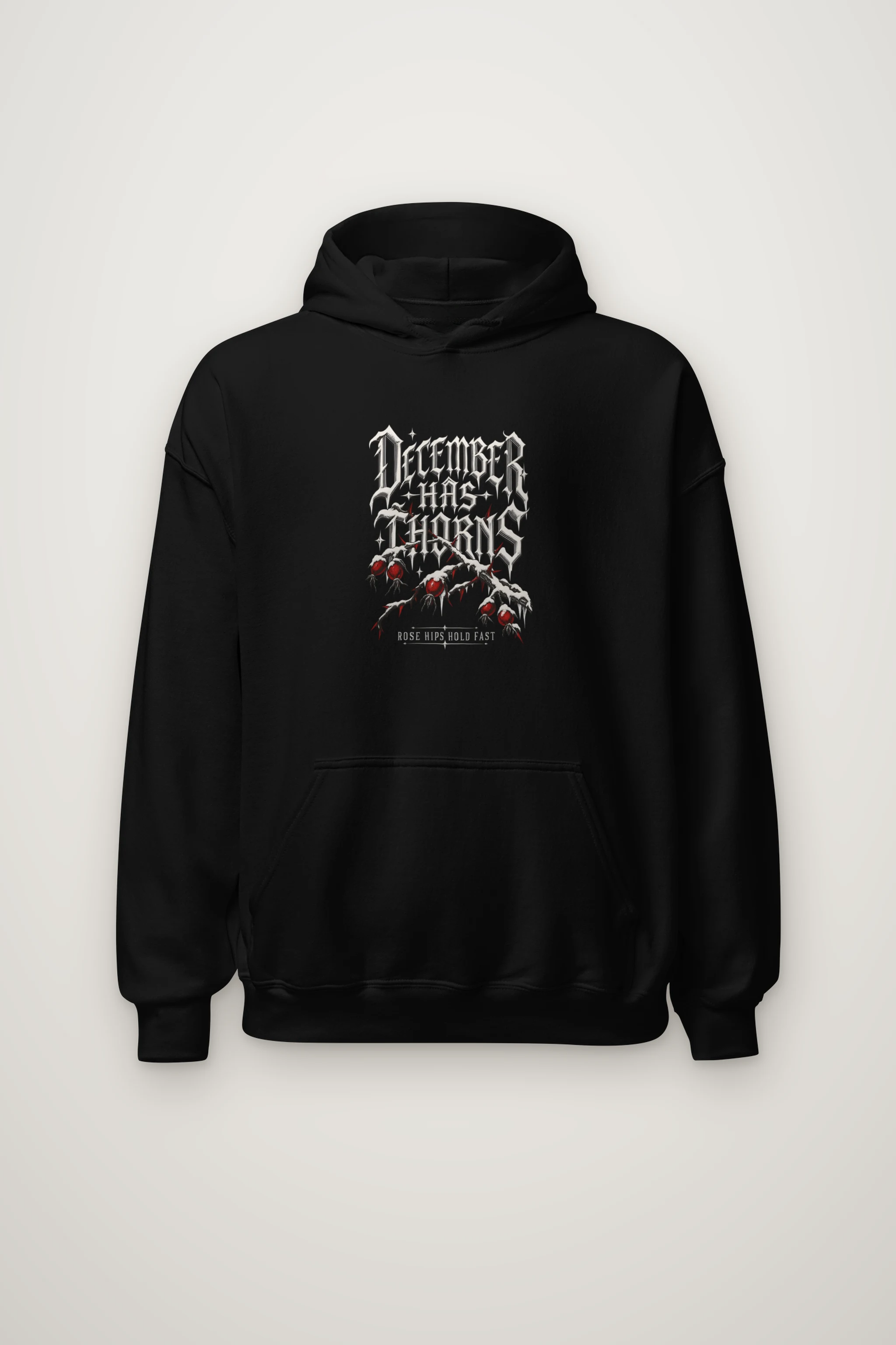 "December Has Thorns" Heavy Blend Unisex Pullover Hoodie