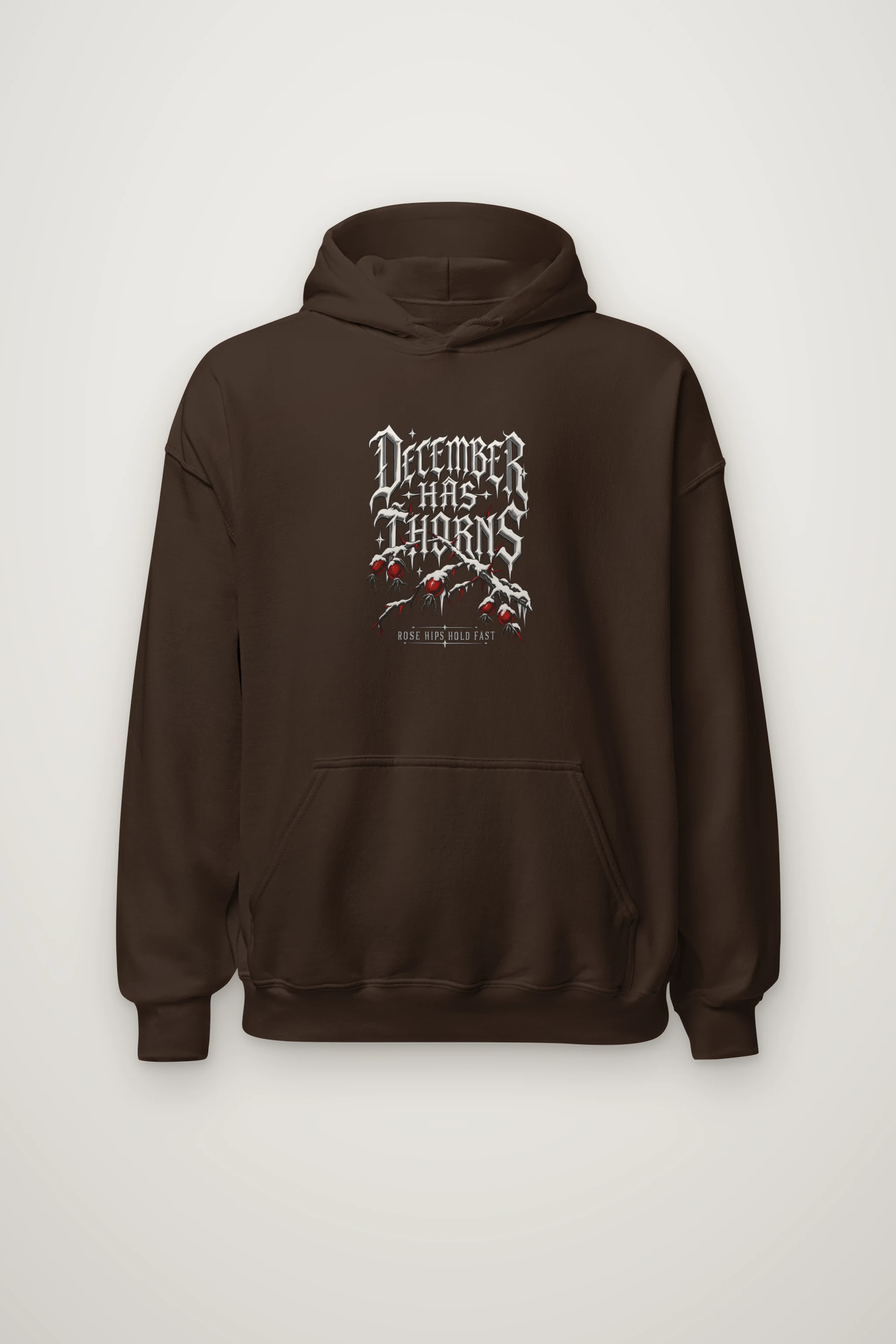 "December Has Thorns" Heavy Blend Unisex Pullover Hoodie
