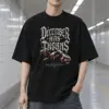 "December Has Thorns" Men's Oversized Heavyweight Crewneck T-Shirt