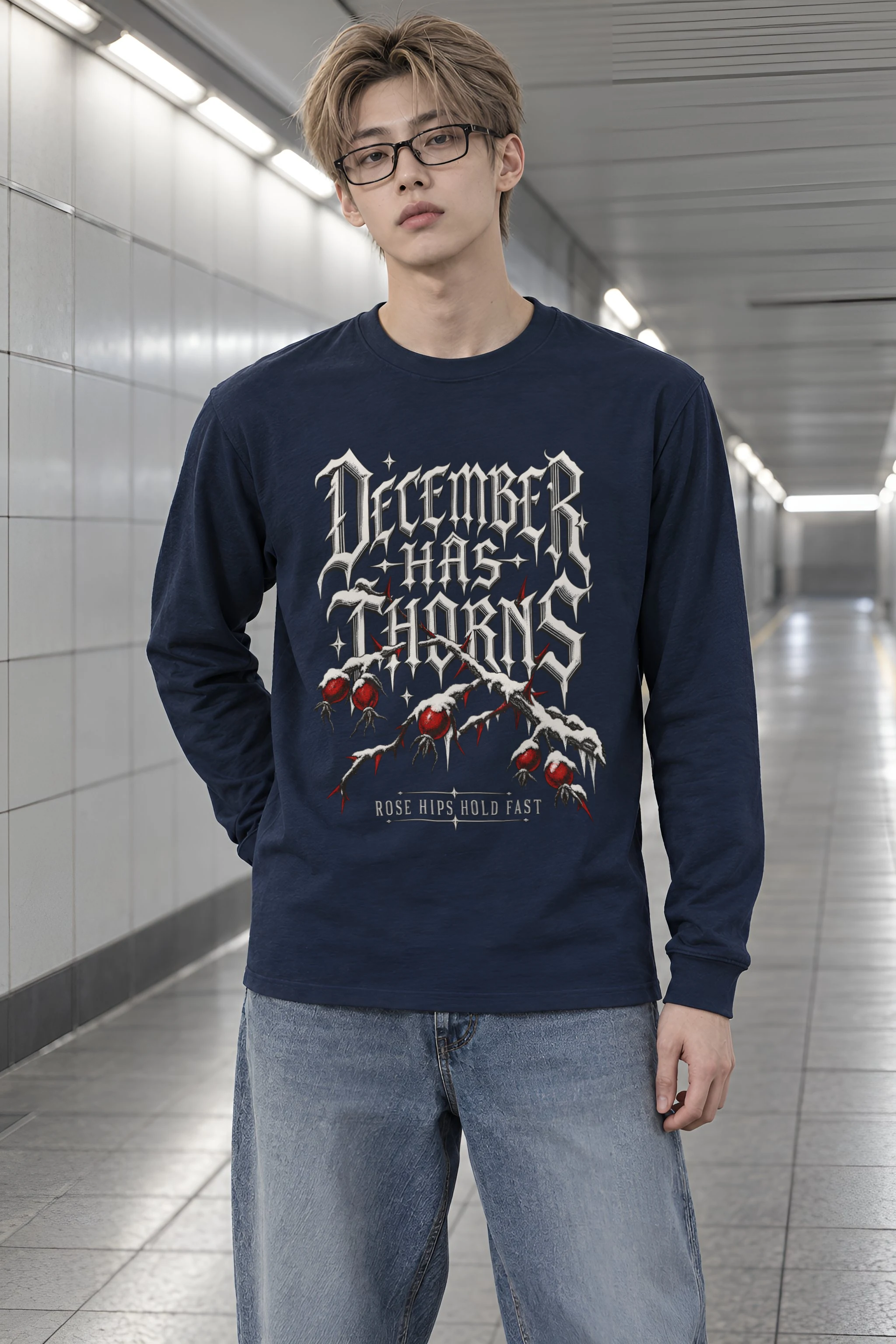 "December Has Thorns" Unisex Longsleeve T-shirt