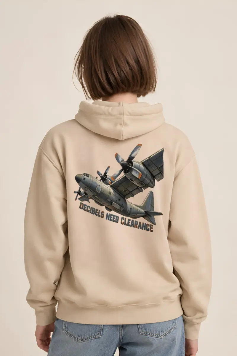 "Decibels Need Clearance" Heavy Blend Unisex Pullover Hoodie