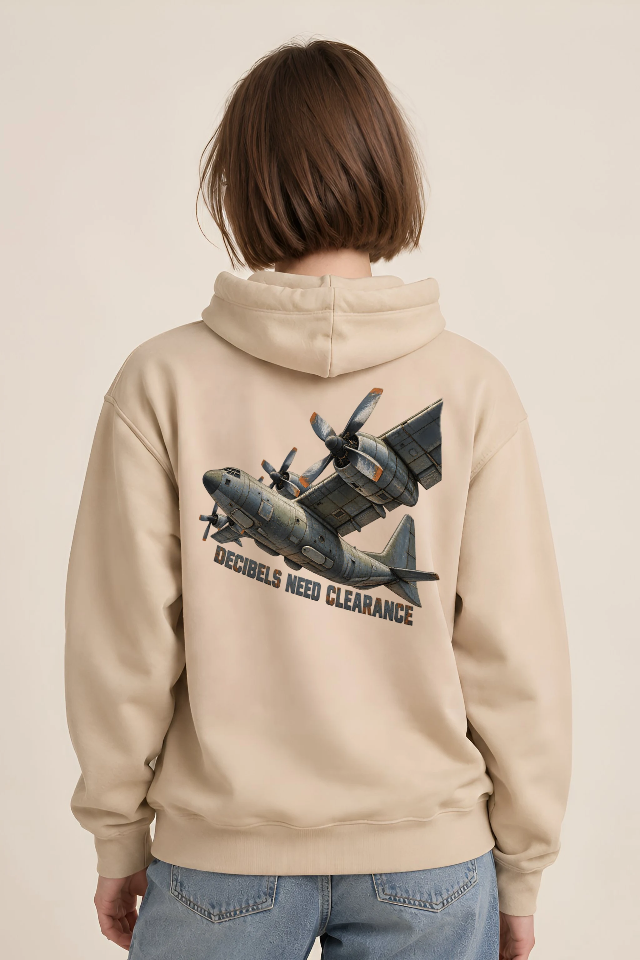 "Decibels Need Clearance" Heavy Blend Unisex Pullover Hoodie
