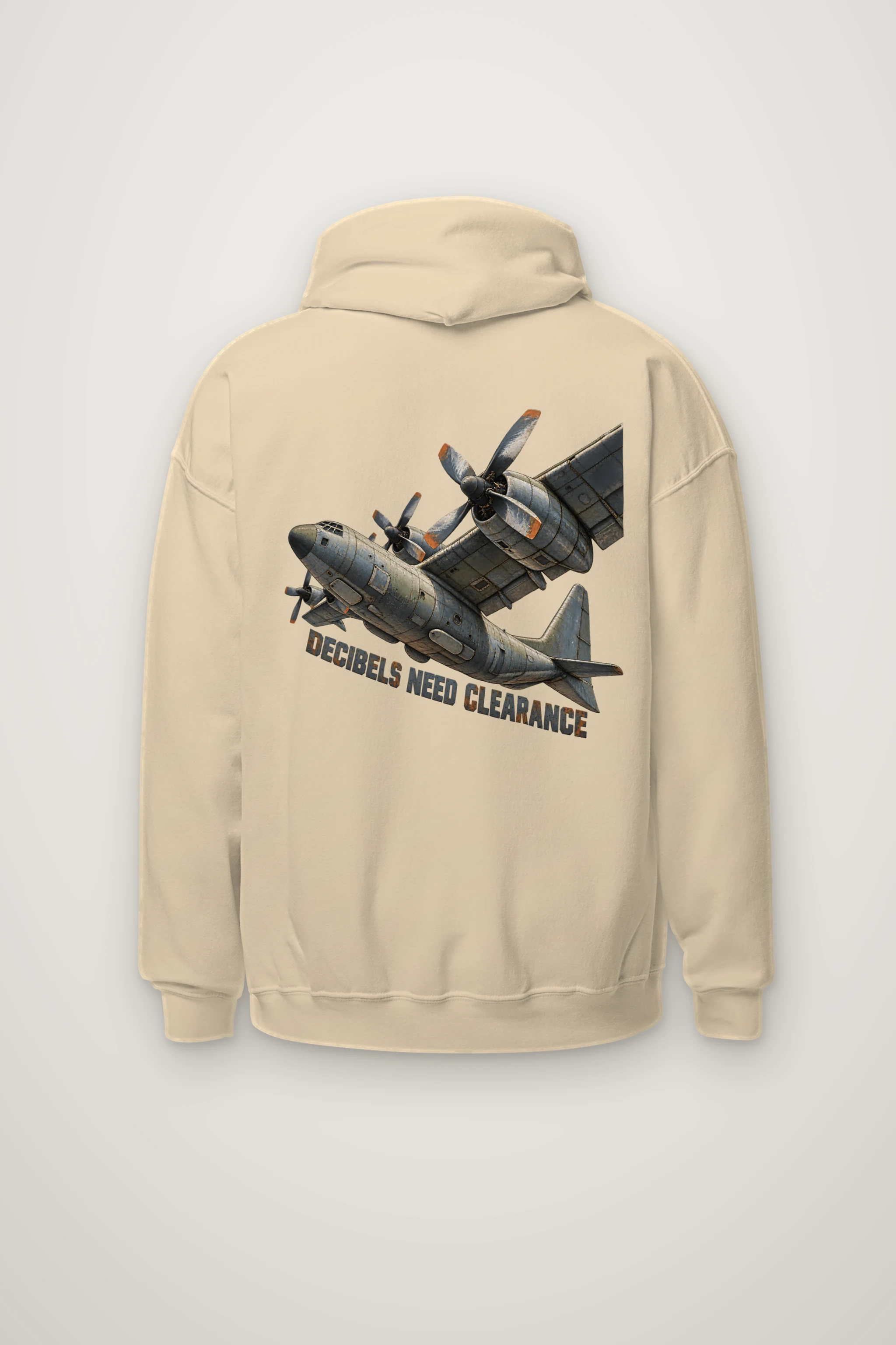 "Decibels Need Clearance" Heavy Blend Unisex Pullover Hoodie