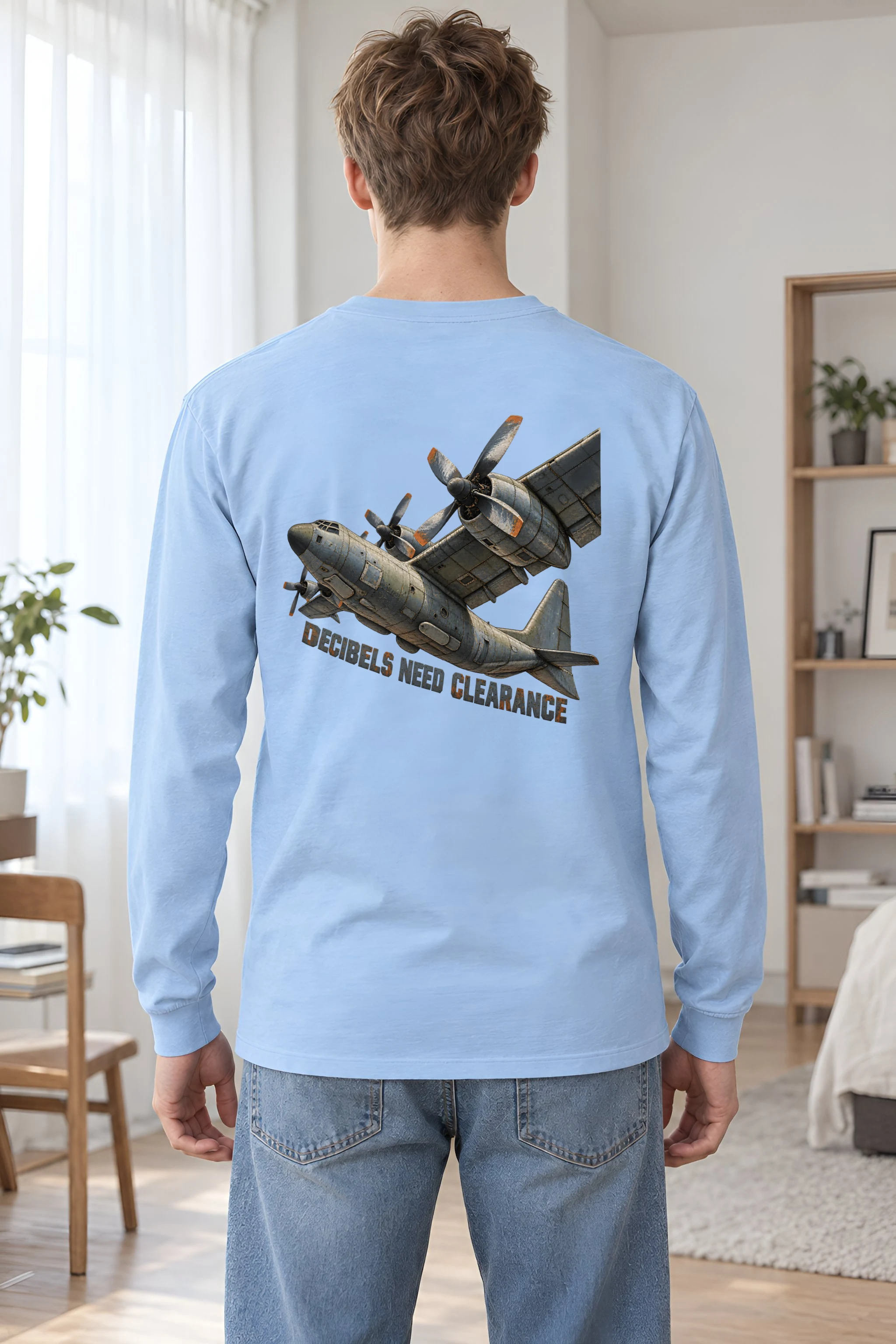 "Decibels Need Clearance" Unisex Longsleeve T-shirt