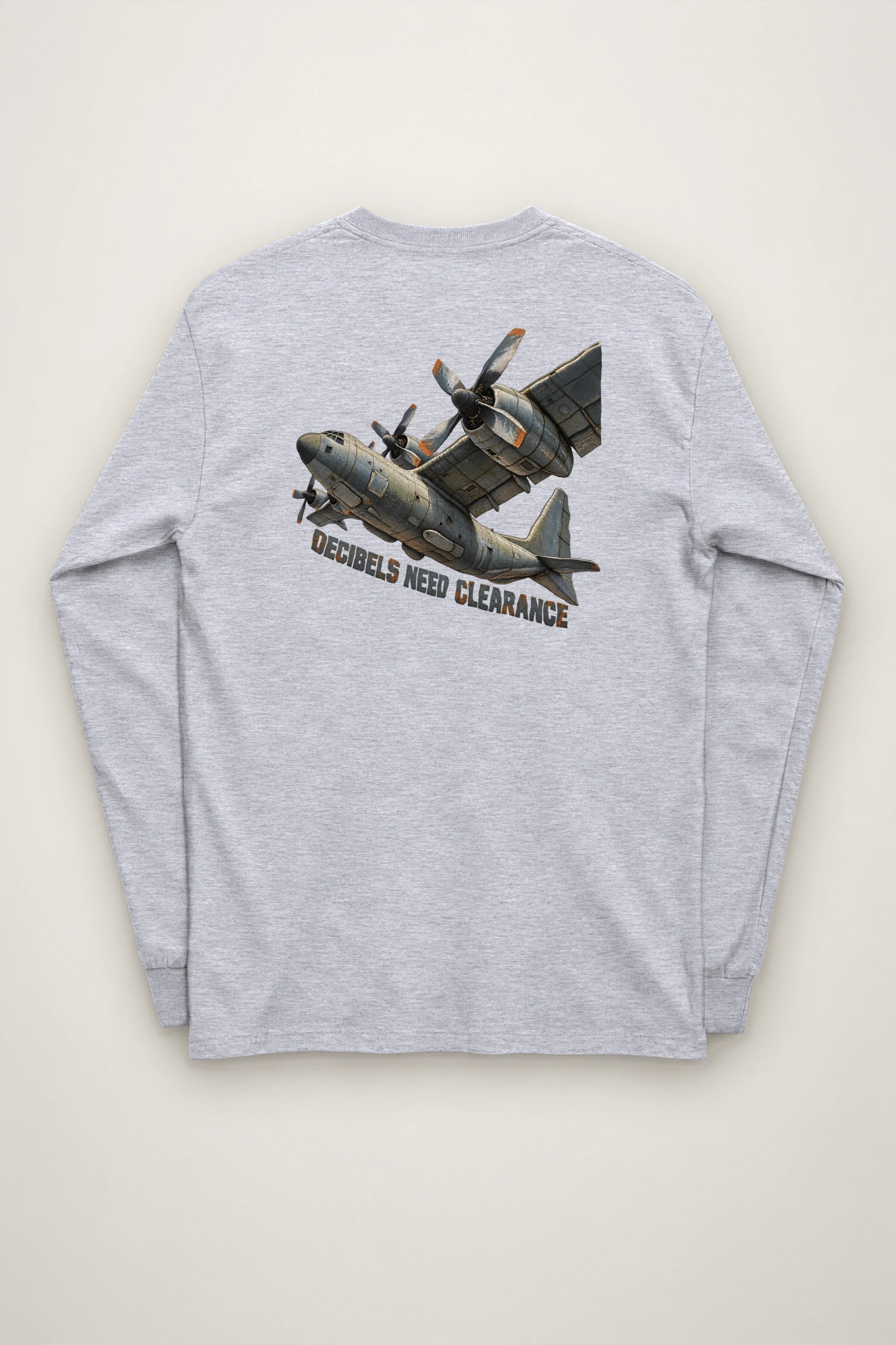 "Decibels Need Clearance" Unisex Longsleeve T-shirt