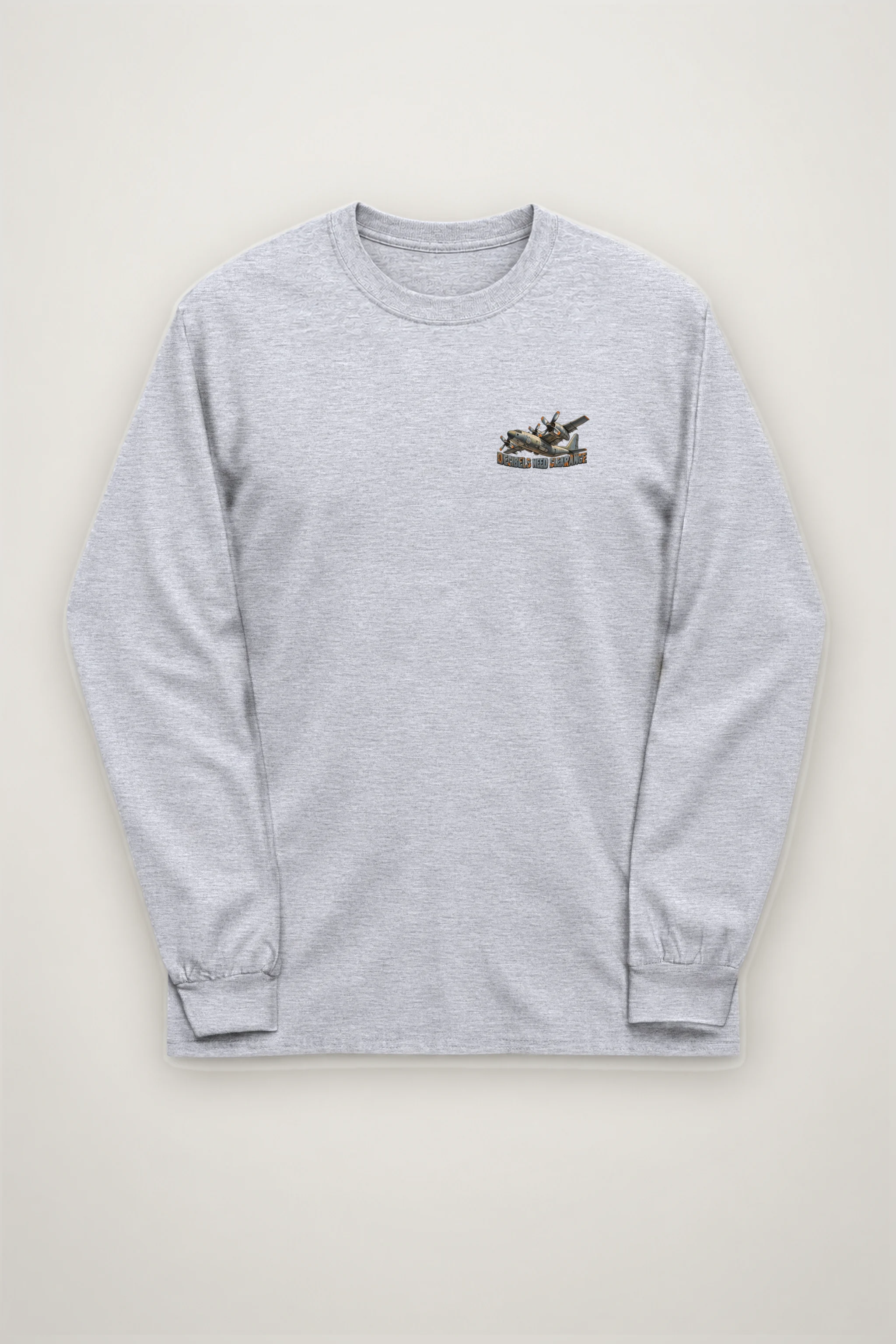 "Decibels Need Clearance" Unisex Longsleeve T-shirt