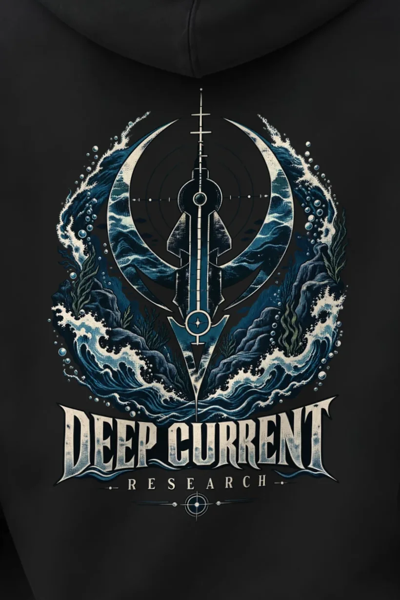 "Deep Current Research" Heavy Blend Unisex Pullover Hoodie