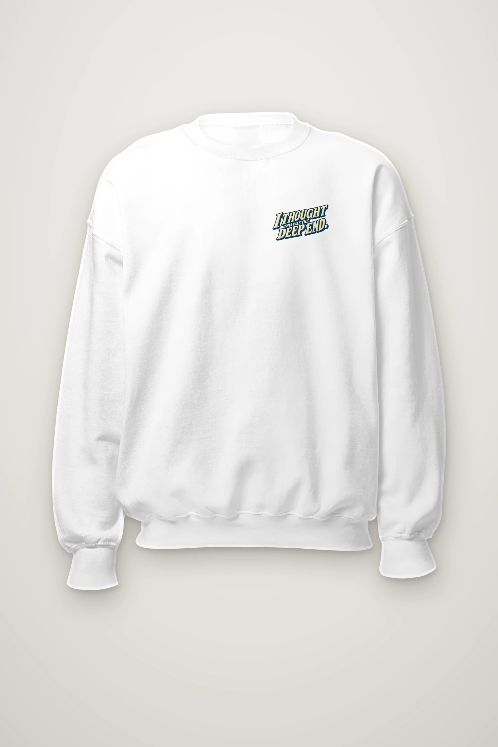 "Deep End Sea Serpent" Heavy Blend Unisex Crewneck Sweatshirt