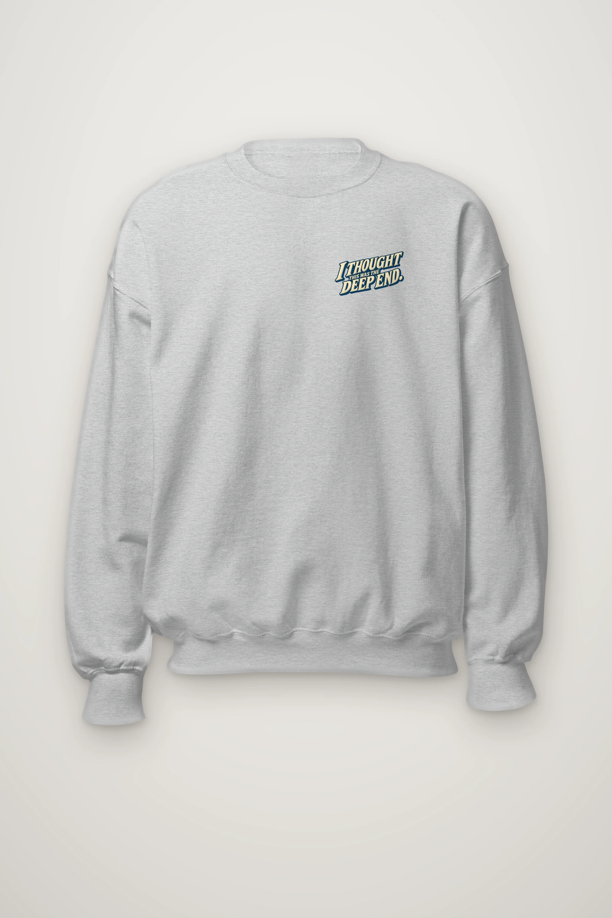"Deep End Sea Serpent" Heavy Blend Unisex Crewneck Sweatshirt
