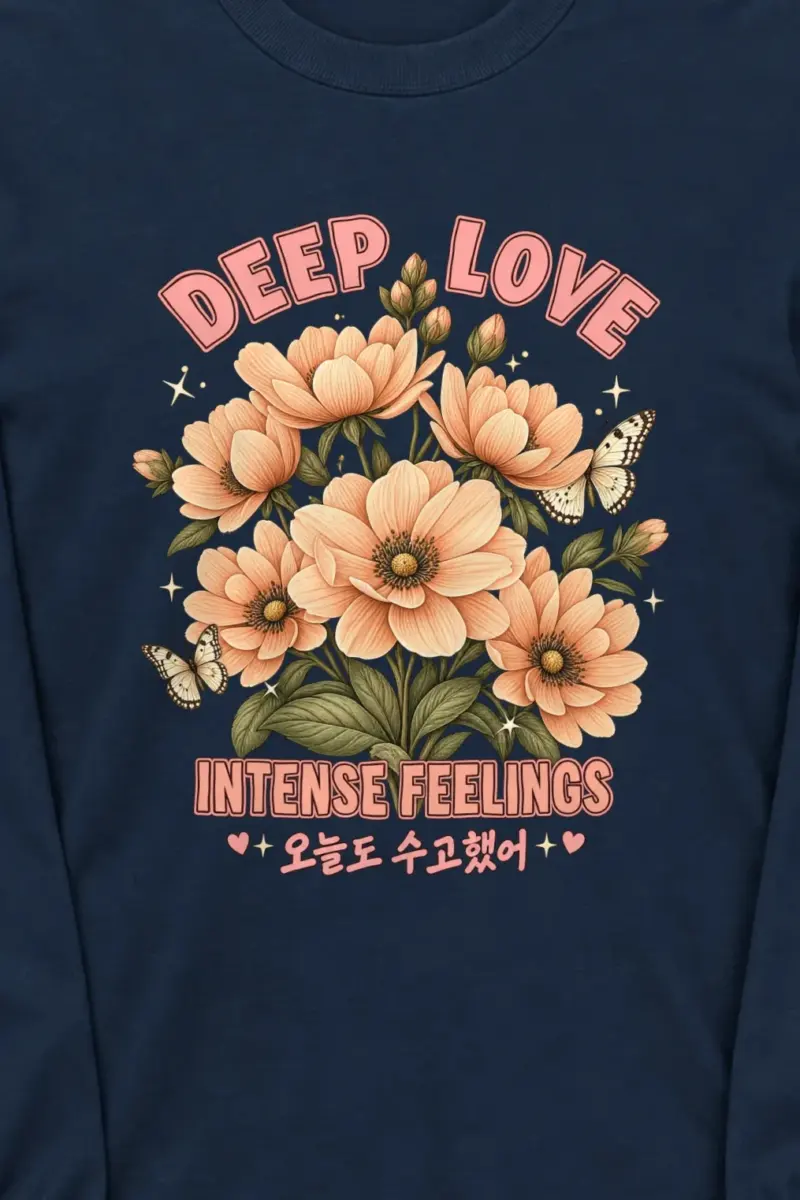 "Deep Love Daisies" Unisex Longsleeve T-shirt