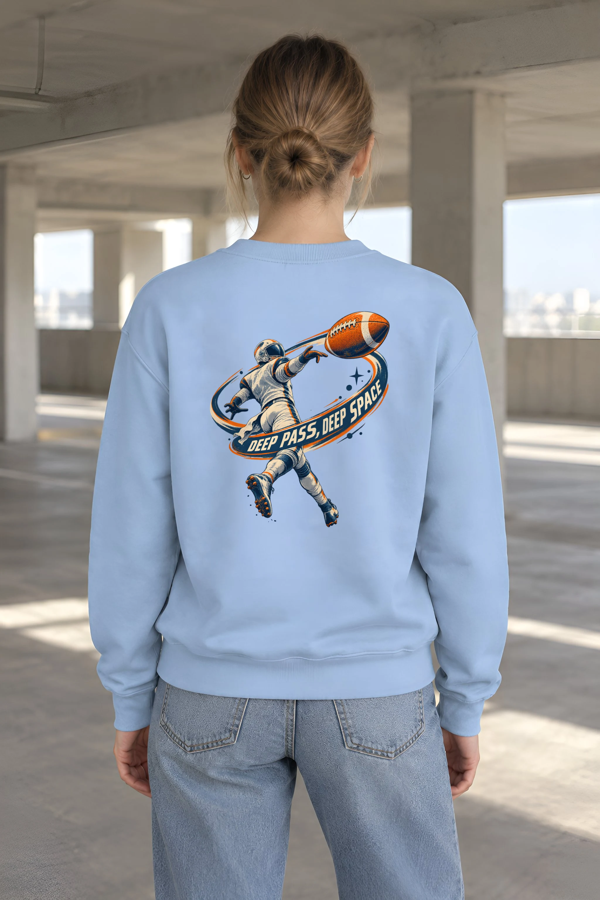 "Deep Pass, Deep Space" Heavy Blend Unisex Crewneck Sweatshirt
