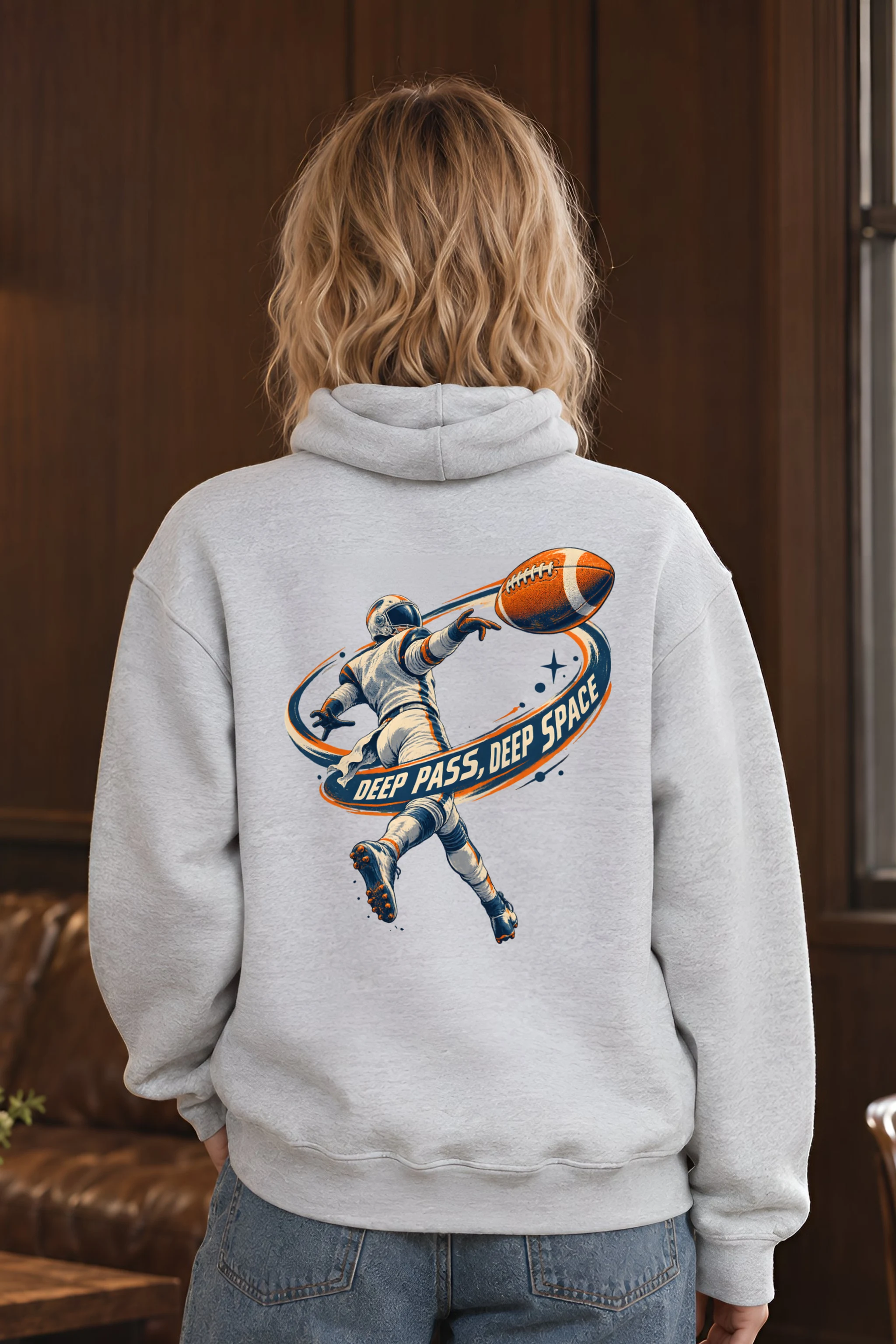 "Deep Pass, Deep Space" Heavy Blend Unisex Pullover Hoodie